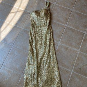 La Femme One Shoulder Dress